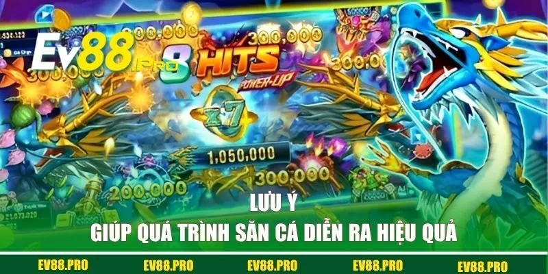 Lưu ý giúp quá trình săn cá diễn ra hiệu quả